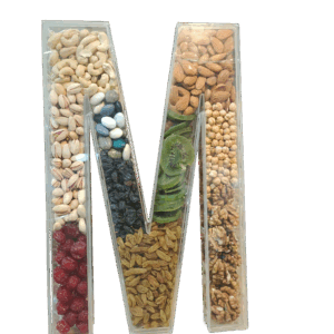 Dry Fruit Gift packs With M Shape